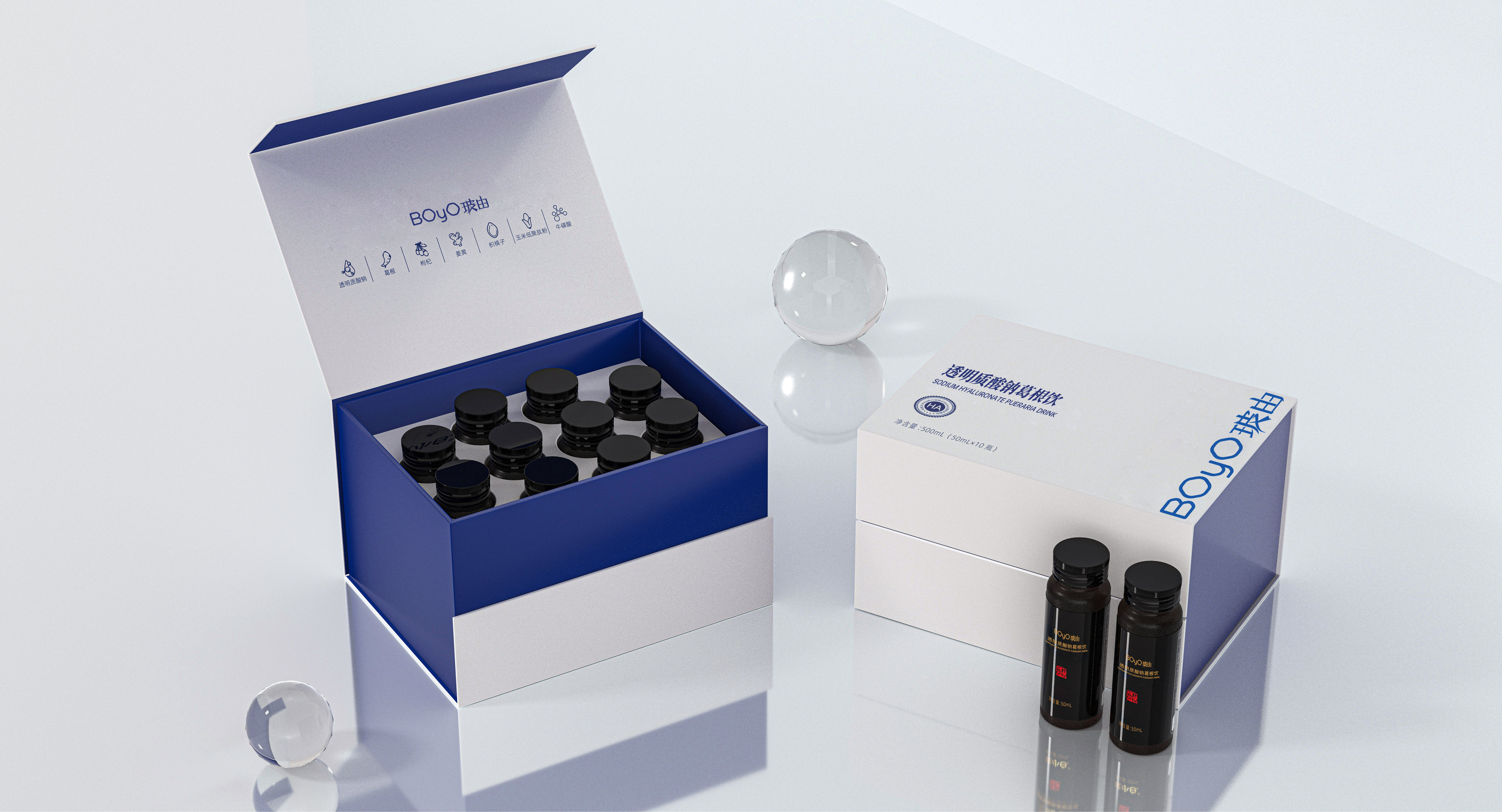 透明质酸钠葛根饮
（礼盒版配礼袋）